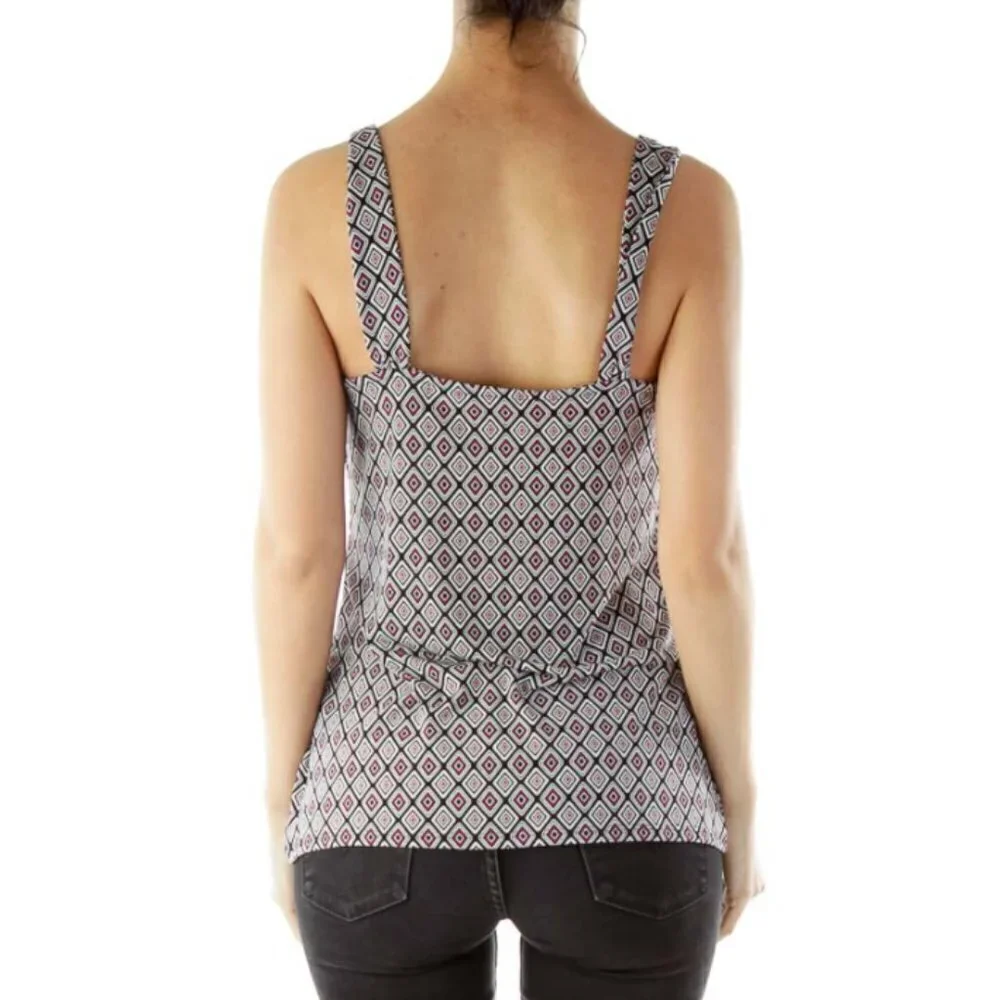 White House Black Market Black Pink Print - Picture 3 of 3